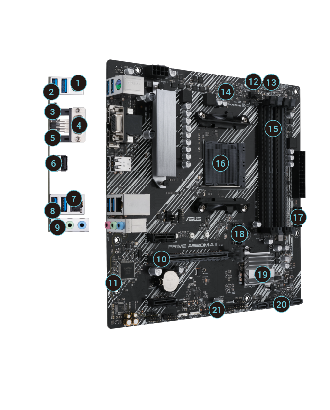 PRIME A520M-A II｜Motherboards｜ASUS Global