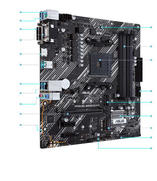 PRIME B550M-K｜Motherboards｜ASUS United Kingdom