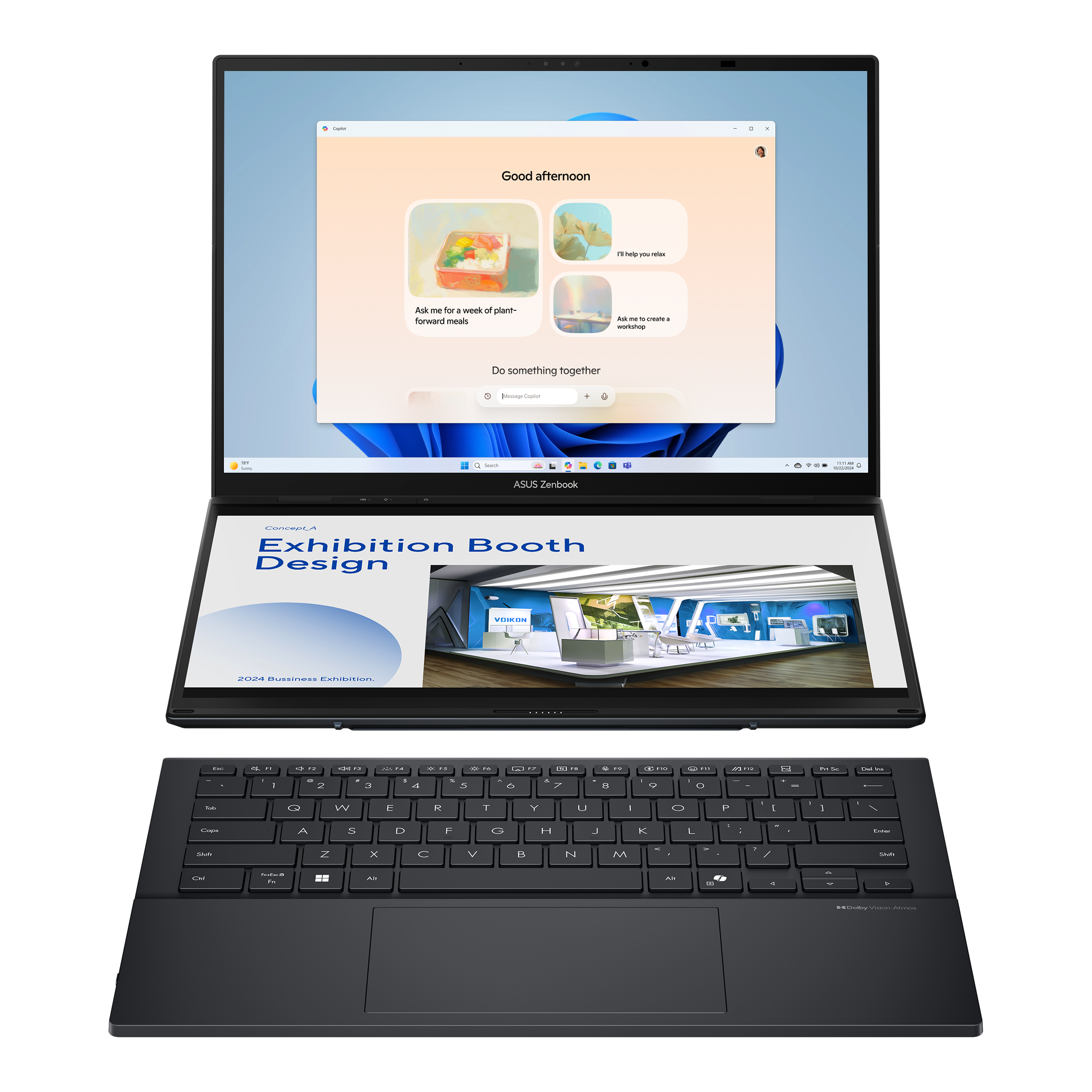 ASUS Zenbook DUO (UX8406) ｜雙螢幕筆電｜AI PC｜筆記型電腦家用