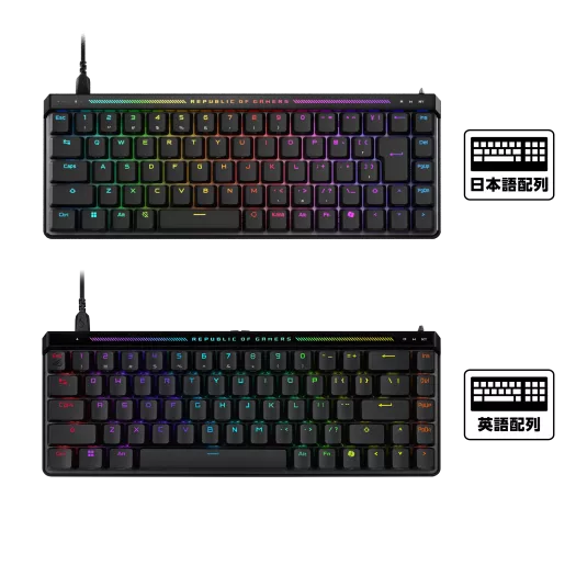 ROG Falchion Ace HFX Gaming Keyboard | Compact | Gaming キーボード