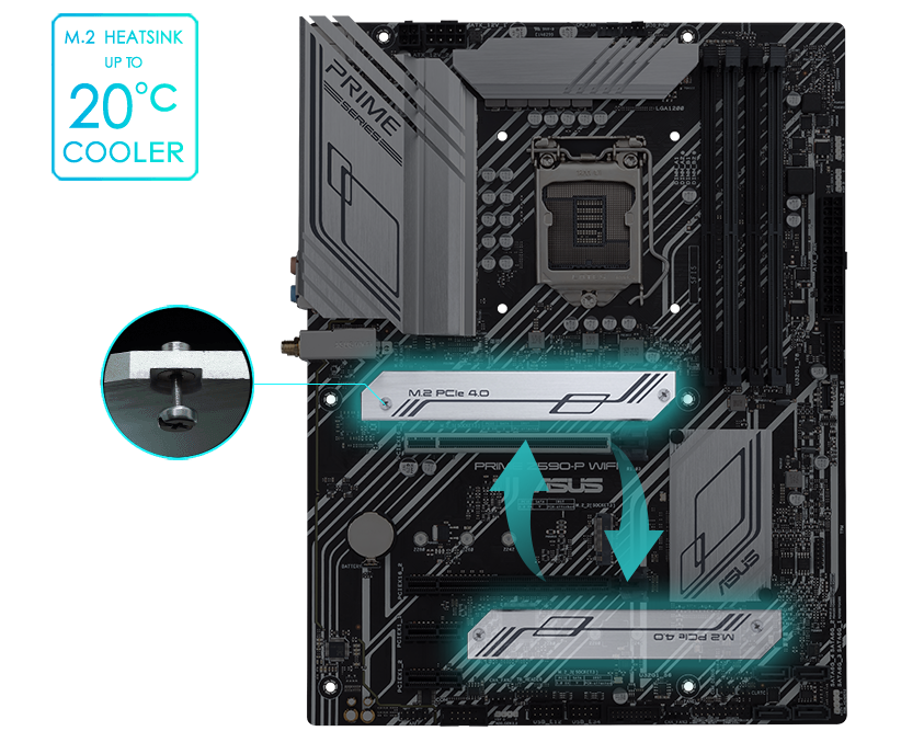 PRIME Z590-P WIFI｜Motherboards｜ASUS Global