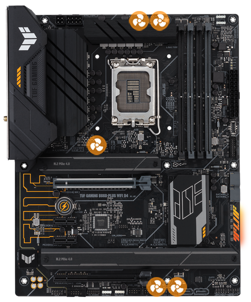 TUF GAMING B660-PLUS WIFI D4｜マザーボード｜ASUS 日本