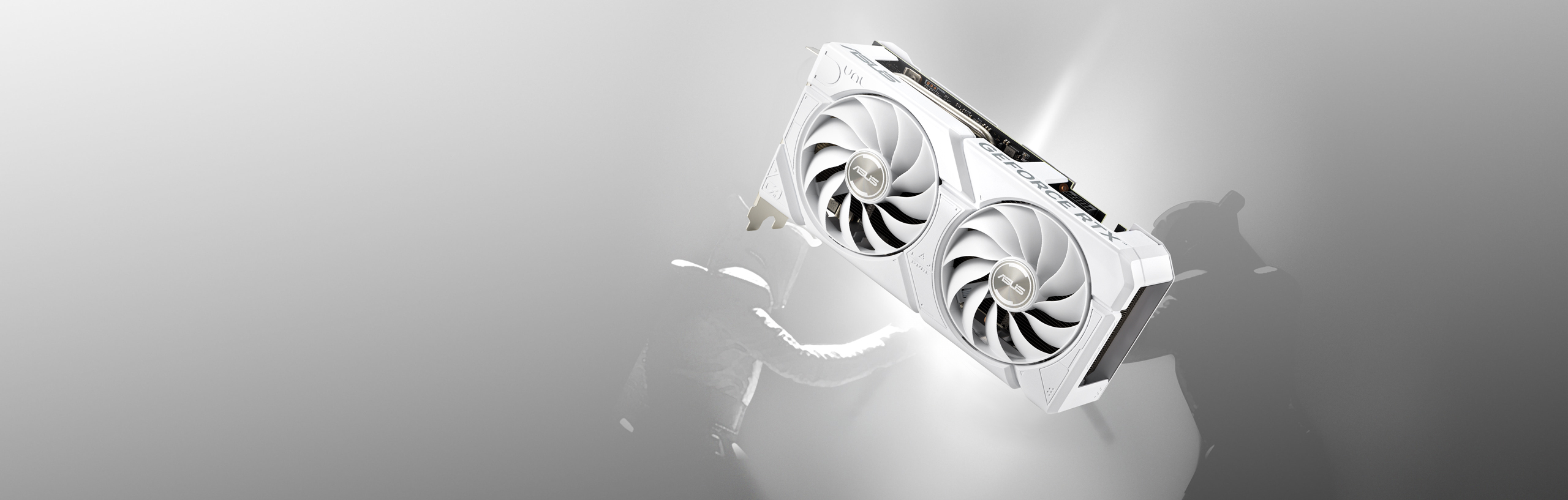 ASUS Dual GeForce RTX™ 4070 SUPER EVO White OC Edition