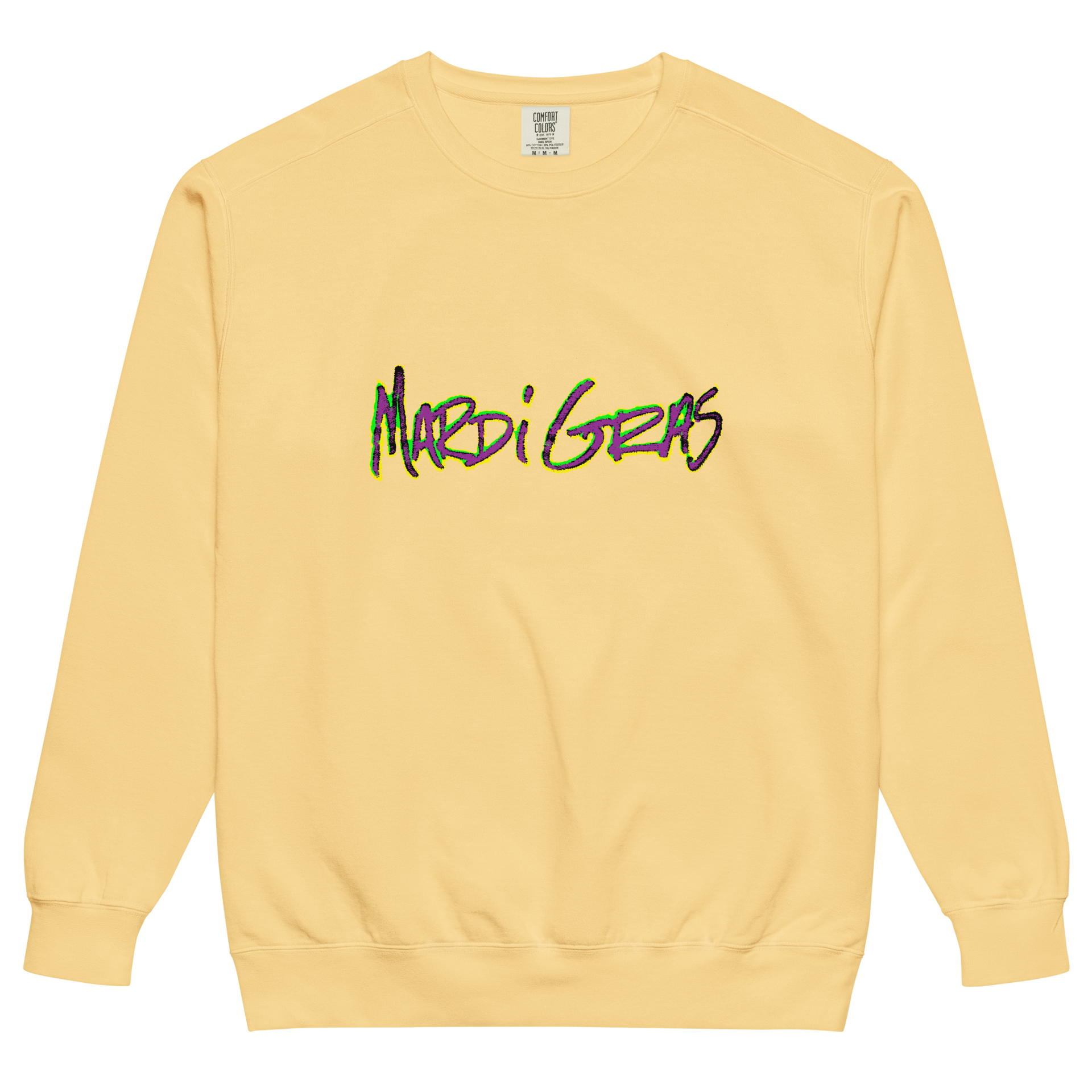 Mardi Gras Spellout Sweatshirt – DNO