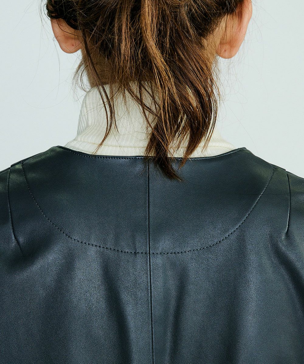 Sov. / フェイクレザージャケット OUTERS Night STORE | ダブル