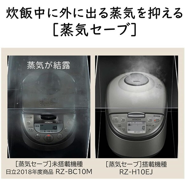 dショッピング |炊飯器 5.5合 圧力IH 圧力IH炊飯器 RZ-H10EJ(R)/(S) IH