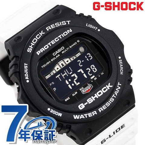 dショッピング |G-SHOCK Gショック Gライド タイドグラフ 電波ソーラー