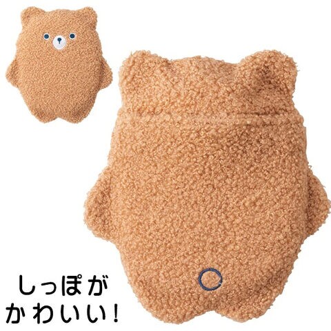 dショッピング |送料無料 ! もこぽかアニマル湯たんぽ【ネコ＆クマ】2