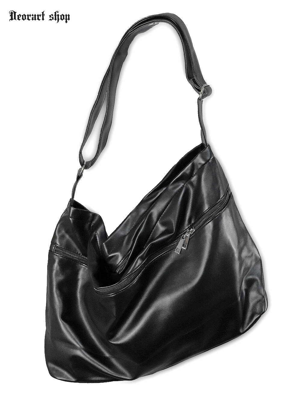 BY3064 ジップデザイン フェイクレザー ショルダーバッグ | Deorart shop