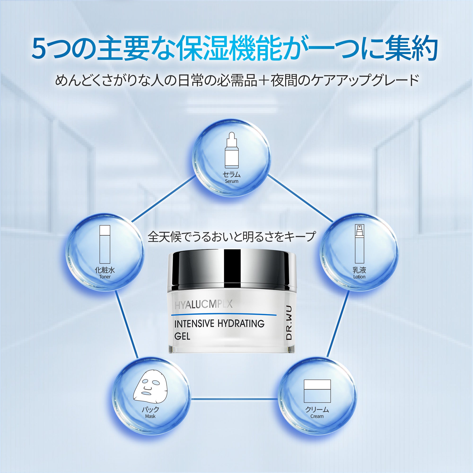 ヒアルコンプレクス インテンシブ ハイドレーティング ジェル 50ml