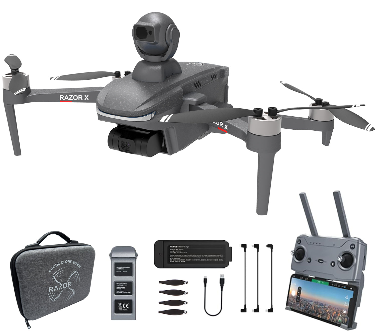 Razor X Pro Camera Drone – Drone-Clone Xperts, Inc
