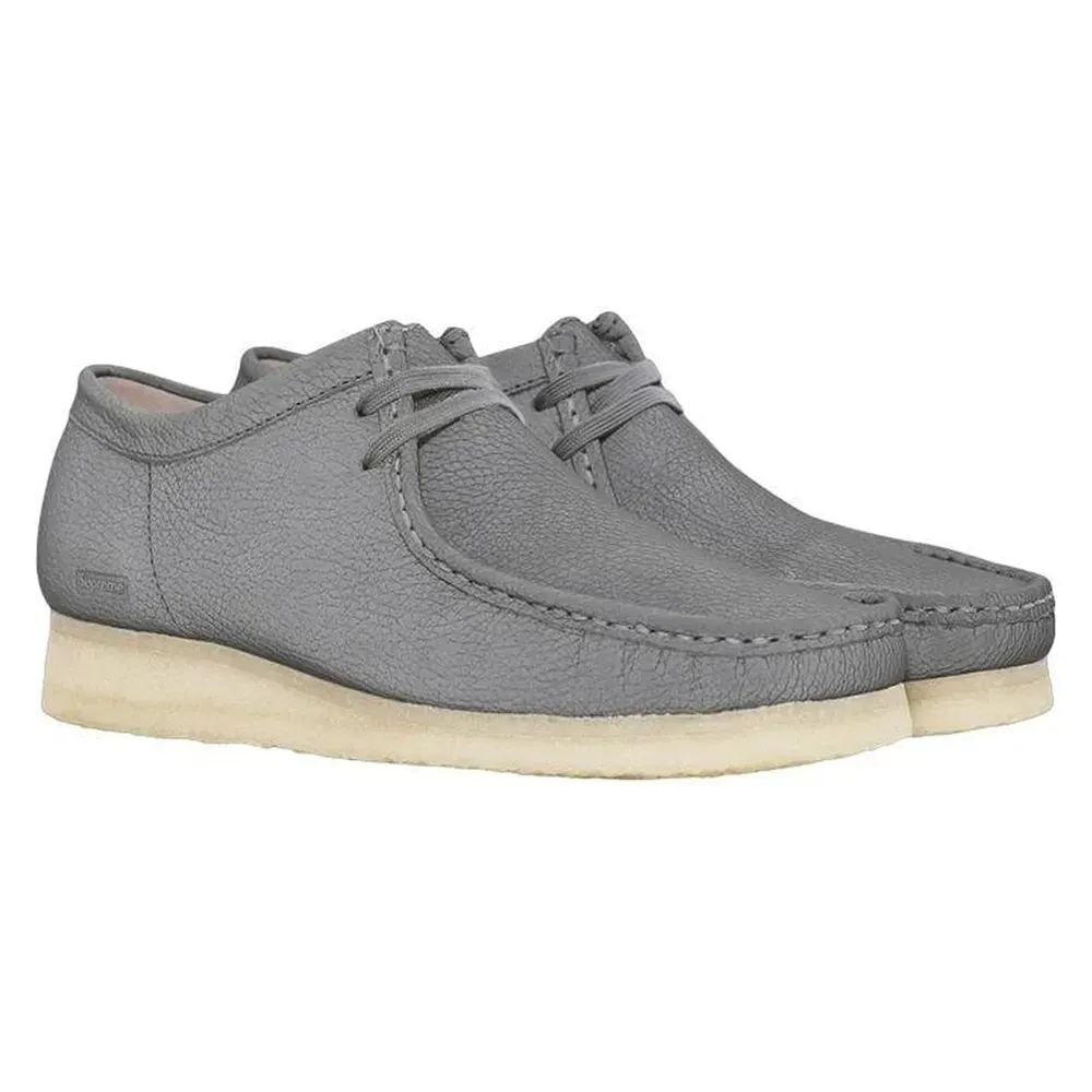 Clarks Originals x Supreme Wallabee Grey Reflective - Droper