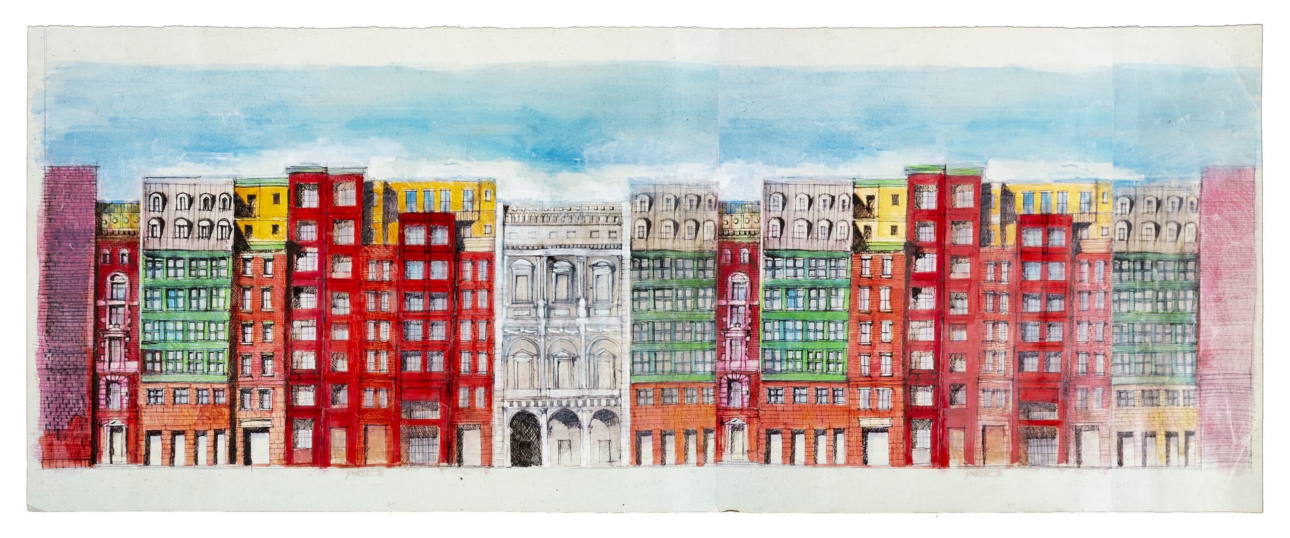 Aldo Rossi: The First Sketch and the Final Drawing – Drawing Matter