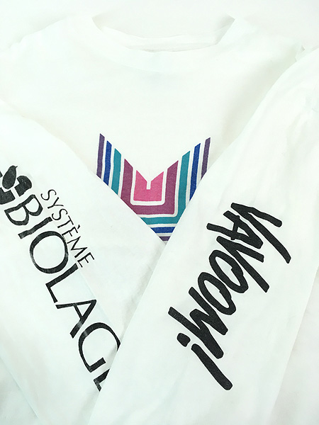 古着 90s Matrix Essentials ヘアケア ブランド 長袖 Tシャツ ロンT