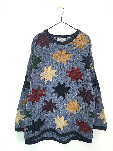 最終売り尽し】古着 90s Northern Isles ダイヤ チェック マルチ