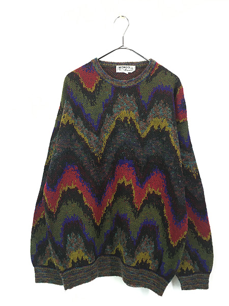 最終売り尽し】古着 90s Italy製 MONDO di Marco ランダム ボーダー