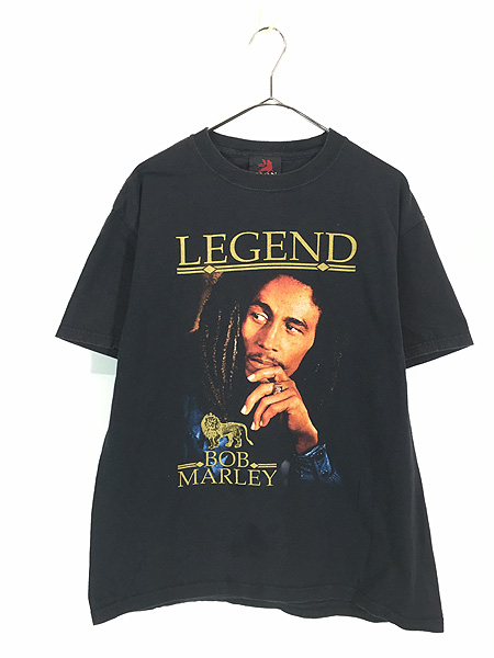 古着 00s USA製 BOB MARLEY 「Legend」 フォト ロック レゲエ Tシャツ