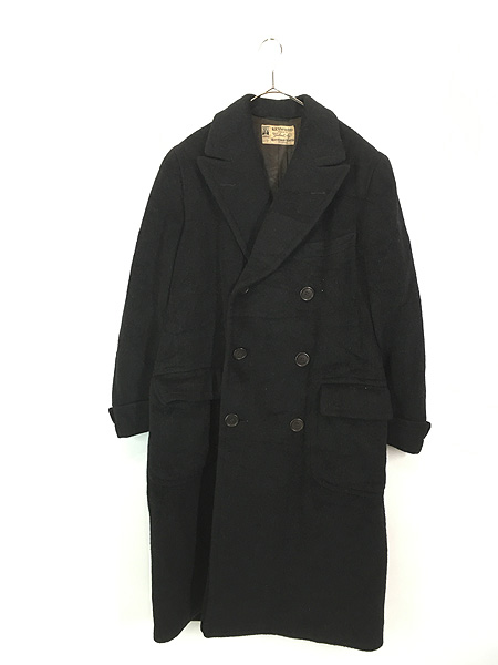 古着 50s Kenwood × Block and Kuhl Co ブラック フランネル ウール