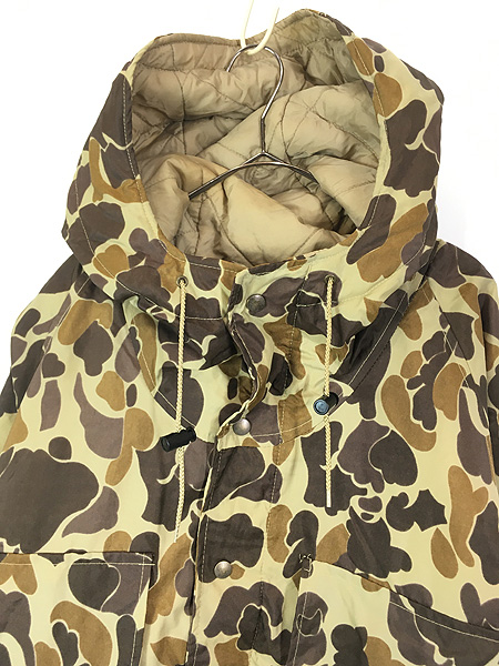 古着 80s Gamehide ダックハンター カモ 迷彩 防寒 防水 パデッド