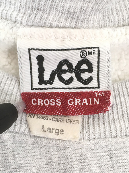 古着 90s USA製 Lee Cross Grain 無地 ソリッド リバース タイプ