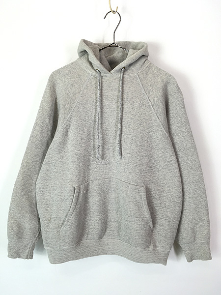 古着 60s USA製 Wilson 無地 ソリッド ラグラン スウェット パーカー L