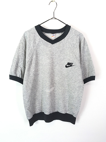 古着 70s Canada製 NIKE ワンポイント フロッキー プリント 半袖