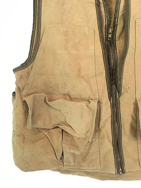 古着 80s USA製 Carhartt コーデュロイ キルティング ブラウン ダック