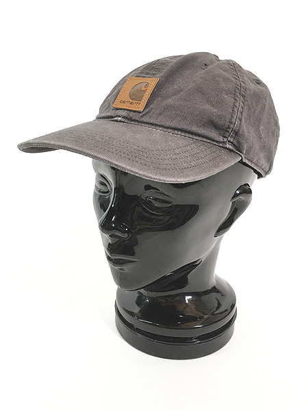 雑貨 古着 00s Carhartt ワンポイント パッチ 6パネル コットン ダック