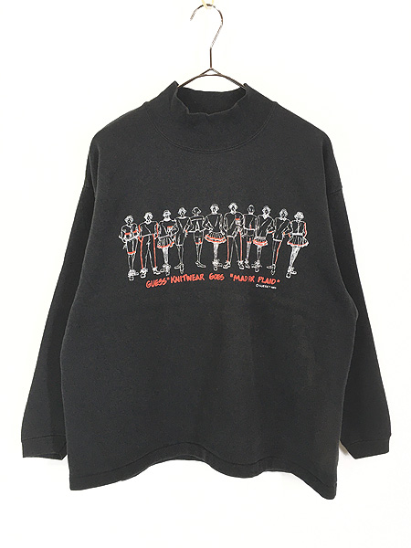 レディース 古着 80s USA製 GUESS シーズン コンセプト メッセージ