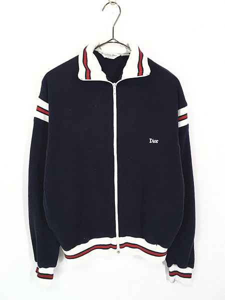 レディース 古着 90s Christian Dior ワンポイント フルジップ
