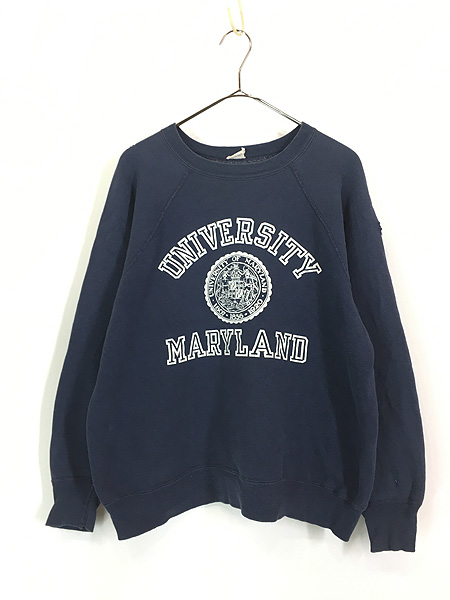 古着 60s Champion 「MARYLAND」 3段 カレッジ スウェット トレーナー