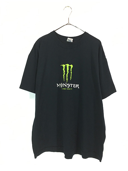 古着 MONSTER モンスター エナジー ドリンク 企業 刺しゅう Tシャツ XL