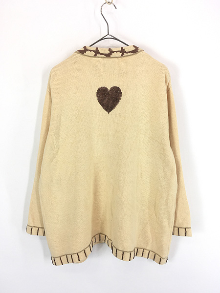 レディース 古着 90s Storybook knits きりん アニマル ビーズ