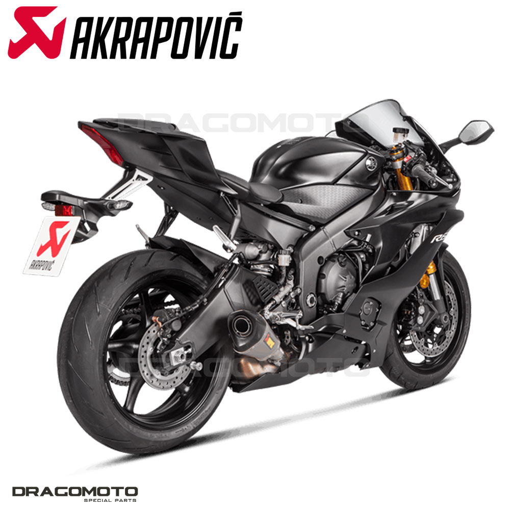 YAMAHA YZF-R6 2010-2022 Exhaust AKRAPOVIC Titanium RC S-Y6SO9-ASZ