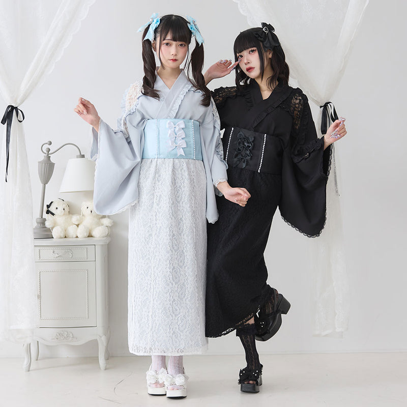 肩レースフリル浴衣 – レディースファッション通販の夢展望【公式】