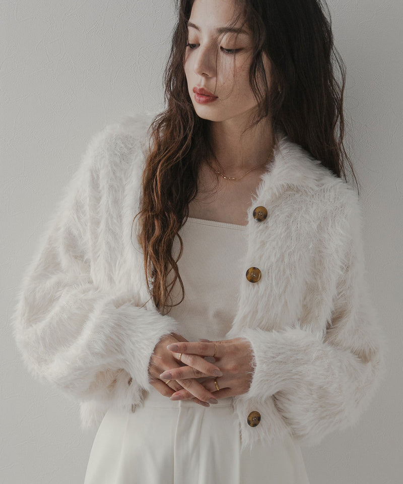 フェザーヤーンカーディガン【ニット】 – レディースファッション通販