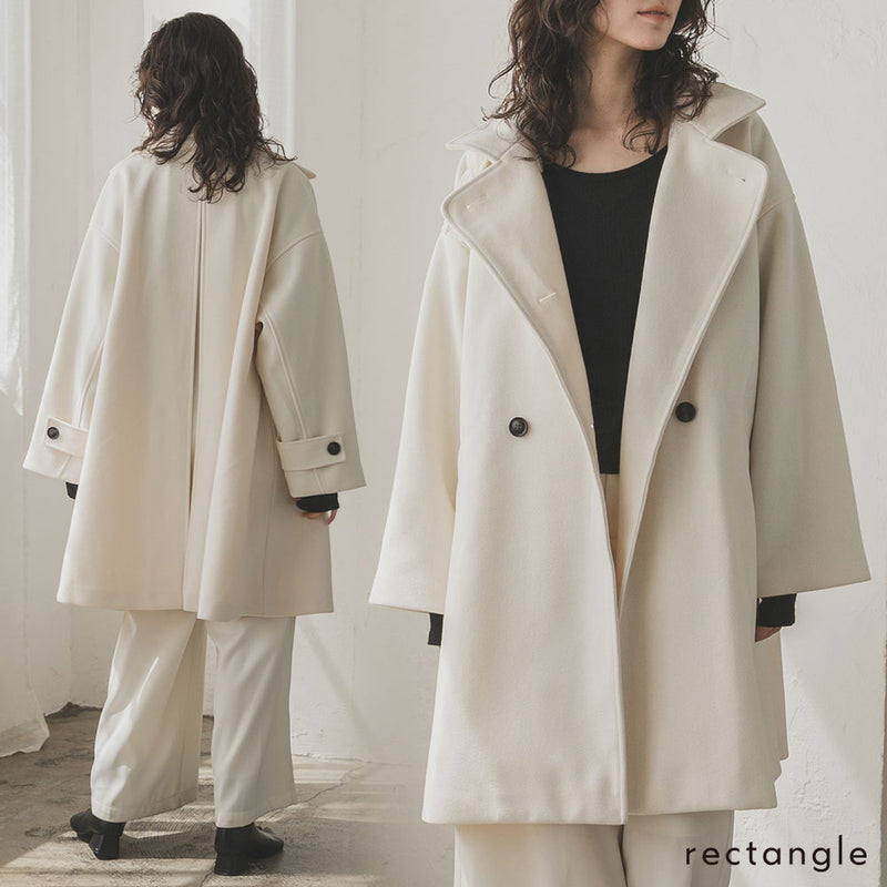 スタンドカラーミドルフレアコート – レディースファッション通販の夢