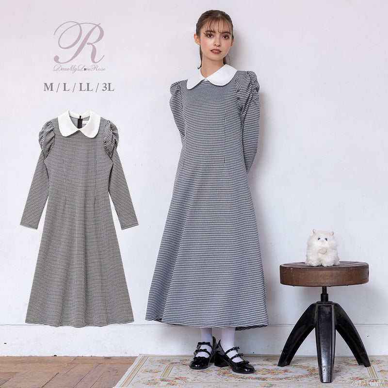 ミニチェックレトロワンピース – レディースファッション通販の夢展望