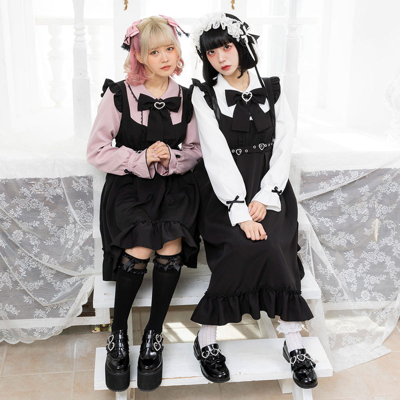 キラキラハートクロスベルトワンピース – レディースファッション通販