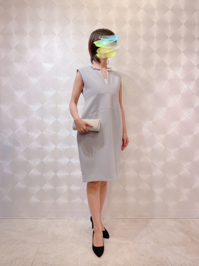 YOKOCHAN ヨーコチャン 水色パールドレス | 結婚式・パーティードレス