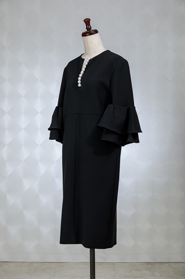 YOKOCHAN ヨーコチャン パールティアードスリーブドレス | 結婚式