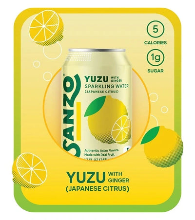 Yuzu with Ginger | 12-pack – Sanzo