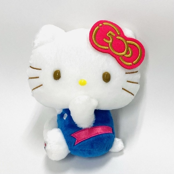 ハローキティ50周年 ハローキティ新幹線 ぬいぐるみ S(S): 鉄道グッズ