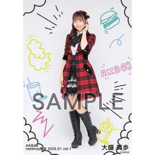 予約商品】AKB48 2025年1月度 net shop限定個別生写真5枚セットvol.1