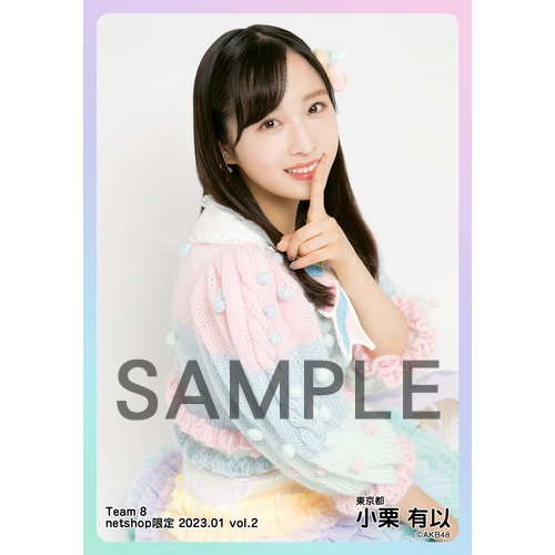 予約商品】AKB48 チーム8 2023年1月度 net shop限定個別生写真5枚