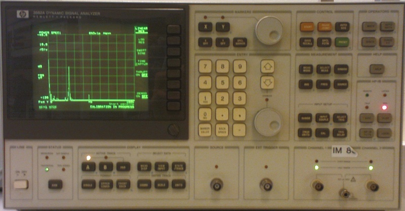 HP3562A Dynamic Signal Analyzer Data Extraction | dunweber.com