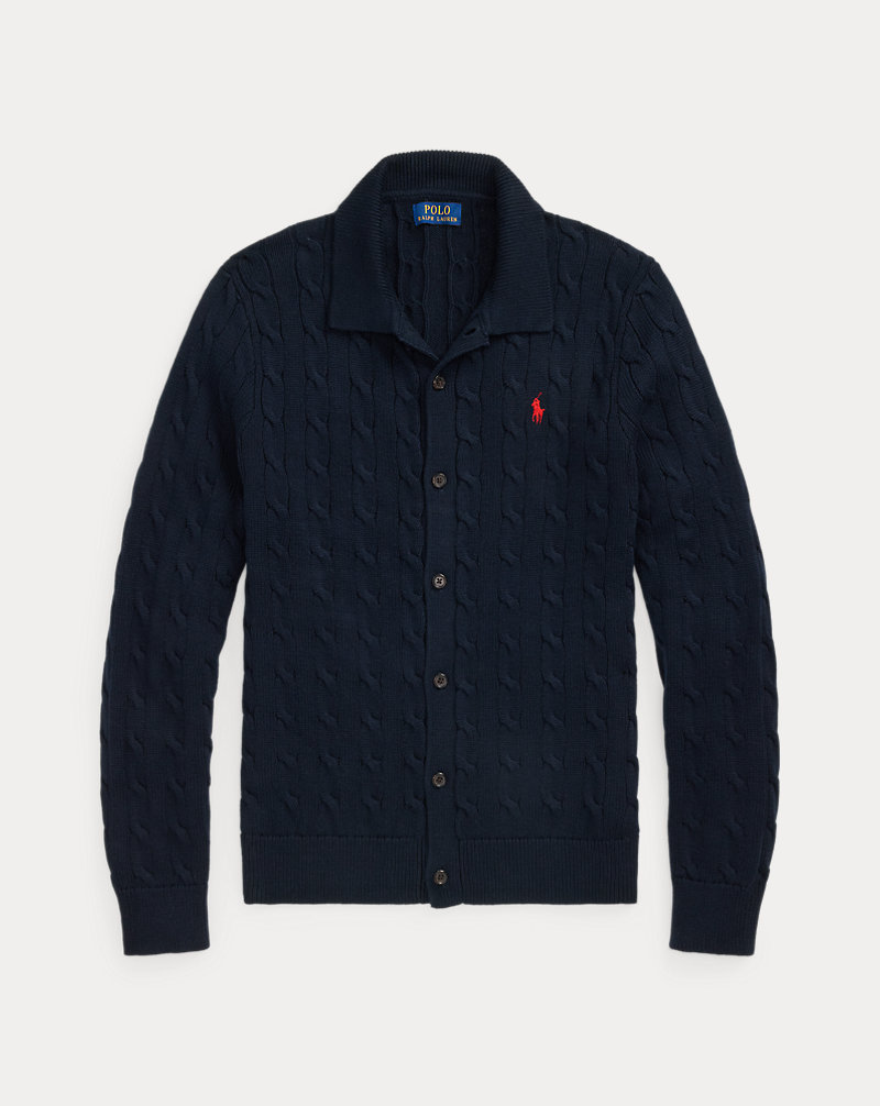 ケーブルニット コットン カーディガン | ラルフ ローレン公式