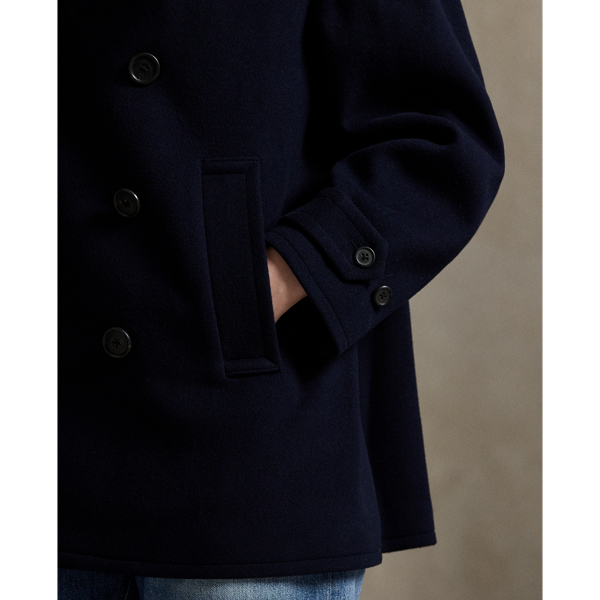 ウール メルトン ピーコート | ラルフ ローレン公式オンラインストア