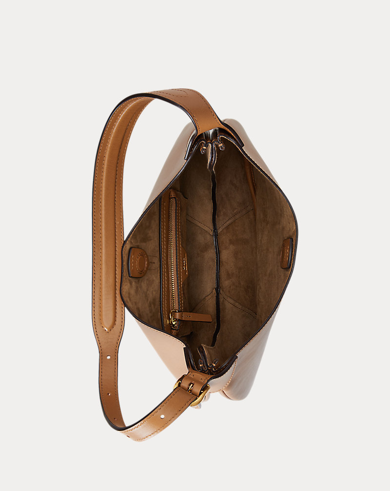 Polo ID ミディアム レザー ショルダー バッグ | ラルフ ローレン公式
