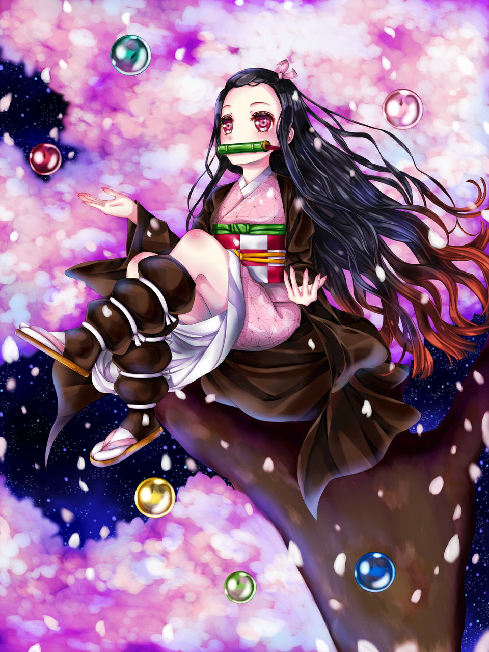 鬼滅の刃ファンアート 月島ゆらら/外部活動中心で低浮上